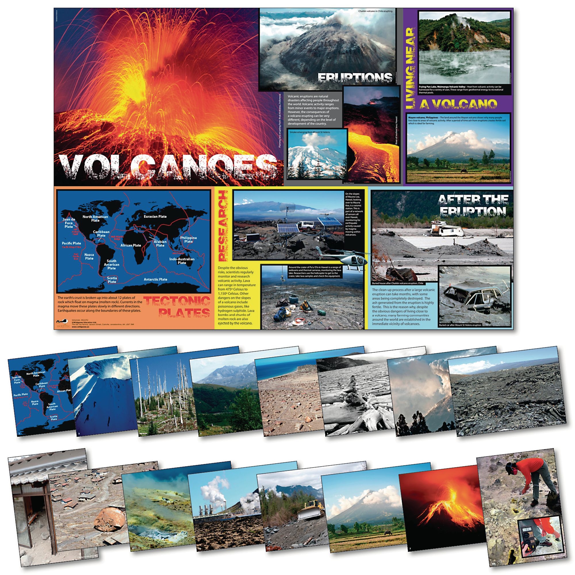 Volcanoes Photopack and Poster Set